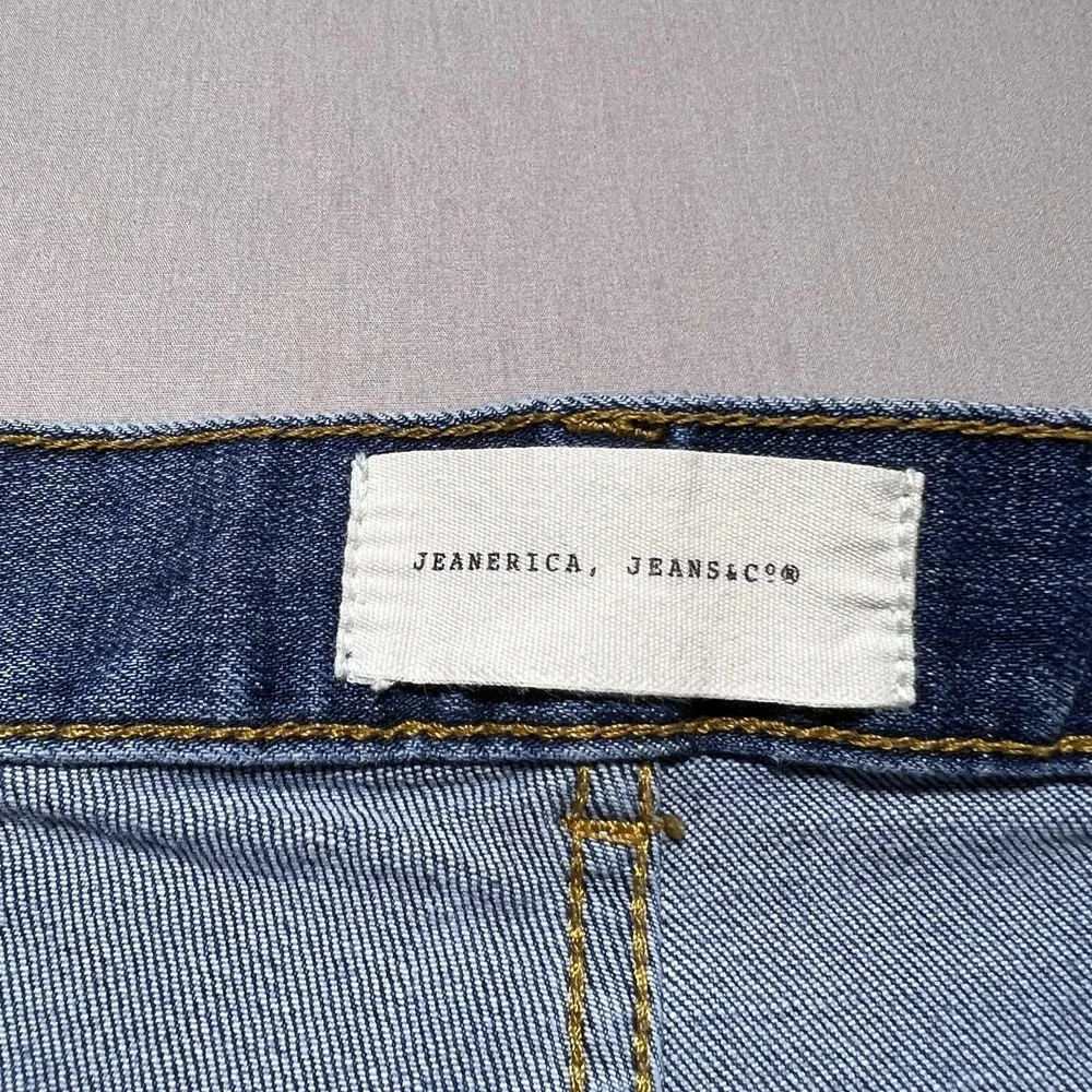 Jeanerica St. Monica Jeans Flare Wide Leg Vintage 95 High Rise SW006 Size 29 - Picture 8 of 16